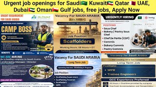 فرص عمل عاجلة في قطر، السعودية، الكويت، الإمارات العربية المتحدة، دبي، عمان، ووظائف خليجية أخرى. screenshot 3