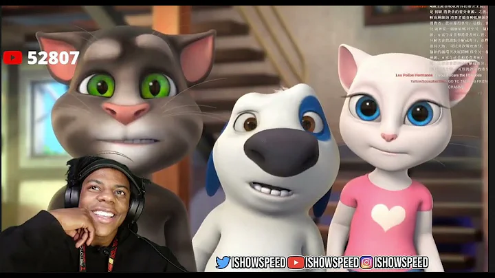 IShowSpeed Watches Talking Tom And Friends (FULL VIDEO)