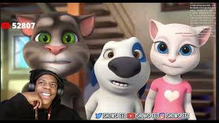 IShowSpeed Watches Talking Tom And Friends (FULL VIDEO)