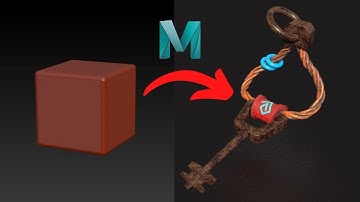 Autodesk Maya 2022 _ 3d Modeling Stylized Key In Maya