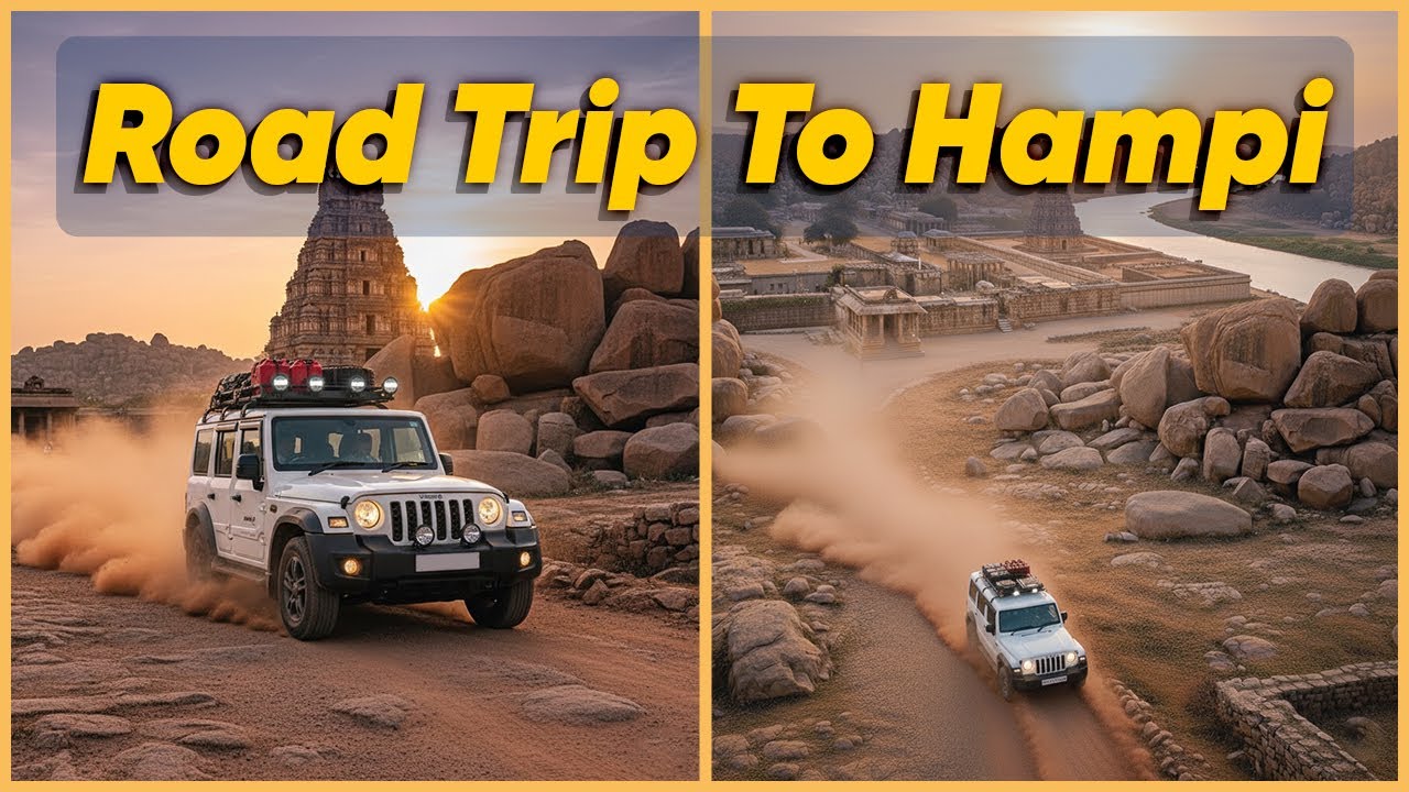 Exploring Ancient Hampi | UNESCO Heritage Site, Ruins, Temples & Sunset Views | Thar Roxx Journey