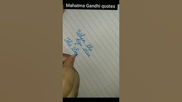 Beautiful Handwriting✏️ ,Mahatma Gandhi Quotes(4)#shorts#writing#gandhijayanti#viralvideo#gandhi