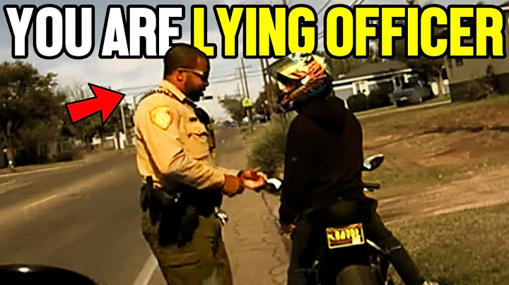 Biker OWNS Corrupt Cop After ILLEGAL Traffic Stop!