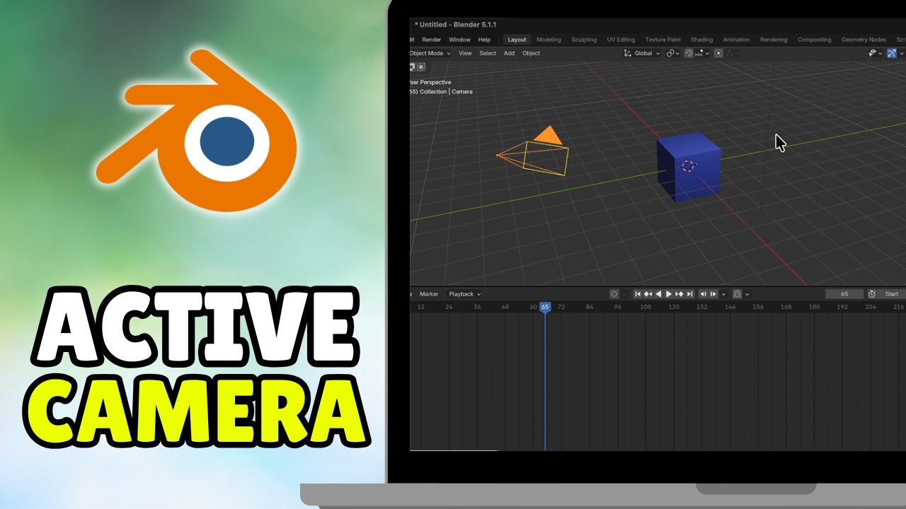 How To Change Active Camera In Blender (2026) - Full Guide - YouTube