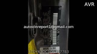 5TDYK3DC0DS317783 2013 Toyota all models xle