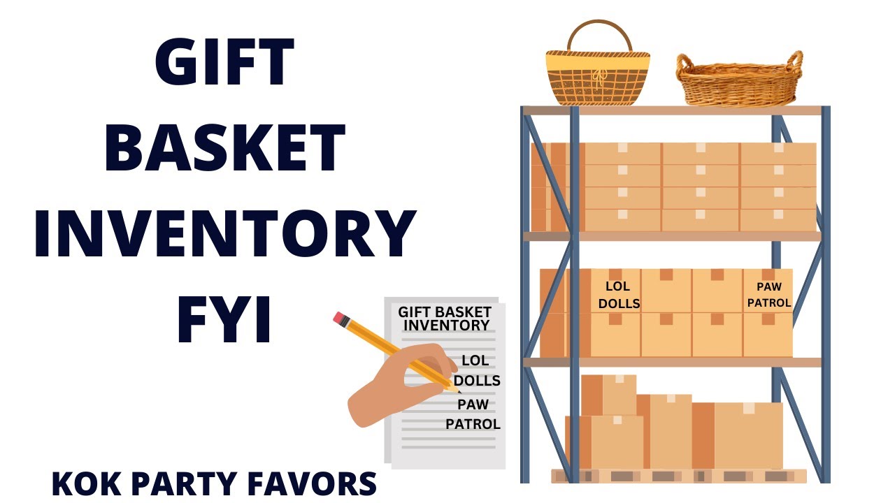 KEEPING TRACK OF GIFT BASKET INVENTORY 
