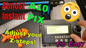 Prints shorter than you expect? Check out this fix for the Geeetech A10