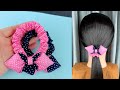 Easy make Bow Scrunchies. ✅✅ How to make Scrunchies. DIY Scrunchies.