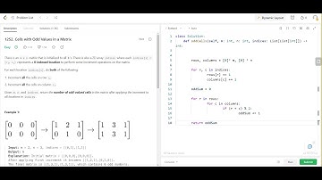 Leetcode Interview Question - Cells with Odd Values - Leetcode 1252- Python