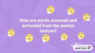 Mental Lexicon