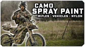Camo Spray Paint Everything | Rifles, E-bike, Packs & Kit
