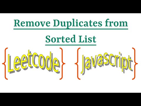 Leetcode Question 83 "Remove Duplicates from Sorted List" in Javascript