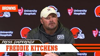 Freddie Kitchens Discusses Sunday's Loss to Broncos | Cleveland Browns