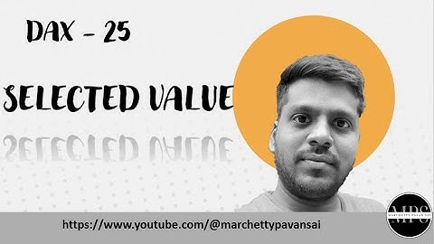 DAX | POWER BI | FILTER | SELECTEDVALUE Function