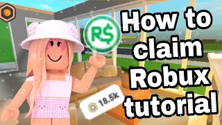 How To Claim Your Robux On Roblox Group Funds Roblox Group Youtube - how to check your group funds in roblox