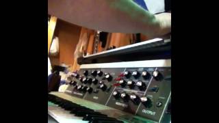 Minimoog clone on MFOS sequencer DIY