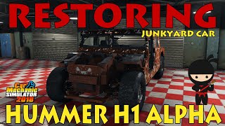 Car Mechanic Simulator 2018 - Restoring Hummer H1 Alpha screenshot 2
