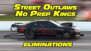 Street Outlaws No Prep Kings Big Tire Invitational National Trails Pt. 2