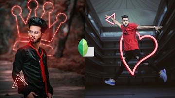 Snapseed Neon Glowing Effect Editing | 🔥Magical Effect Snapseed Editing Tutorial | Chetan Edits