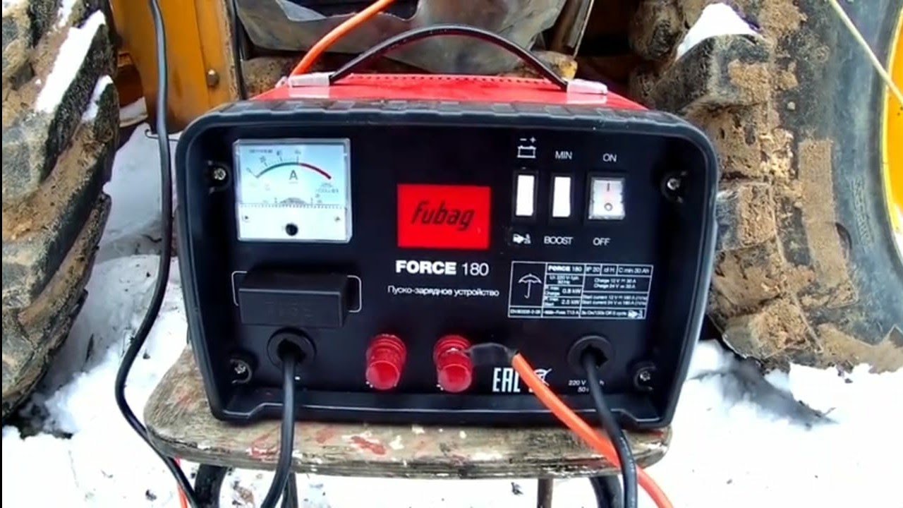 Пуско-зарядное  Force 180. #Start-up charger - YouTube