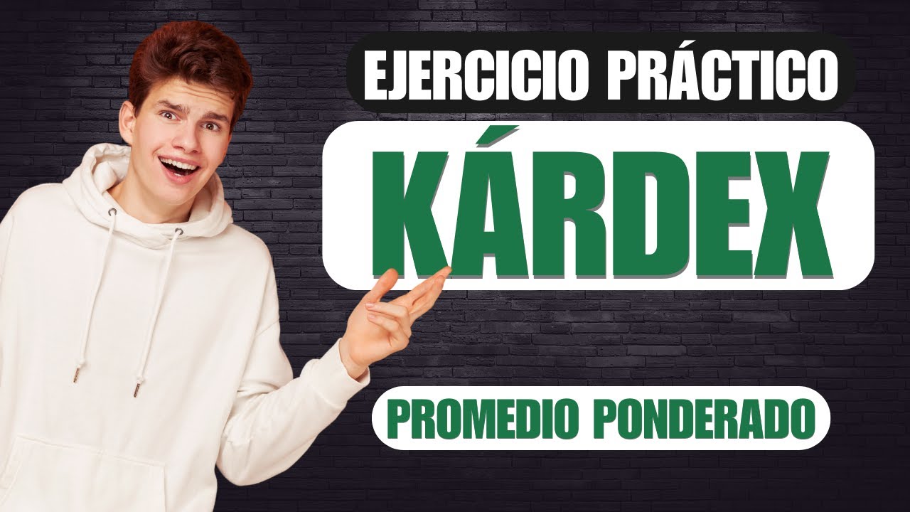 Ejercicio de kárdex con promedio ponderado en Excel