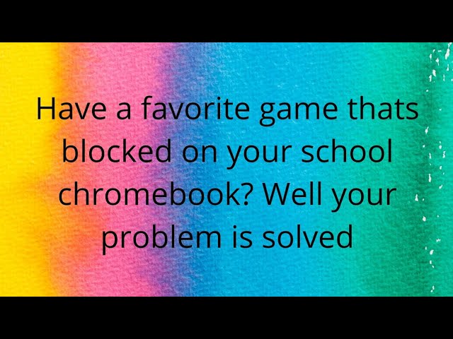Unblock Websites On Your School Chromebook 2020 Youtube - how to unblock roblox on school chromebook 2020