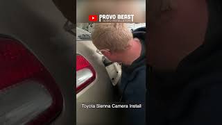 Toyota Sienna Backup Camera Install Short | #shorts #ProvoBeast #backupcamera