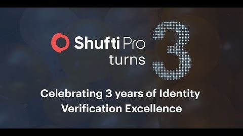 Celebrating 3 Years of Identity Verification Excellence | Shufti Pro Turns 3
