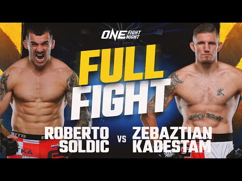 Roberto Soldic vs. Zebaztian Kadestam | ONE Championship Full Fight