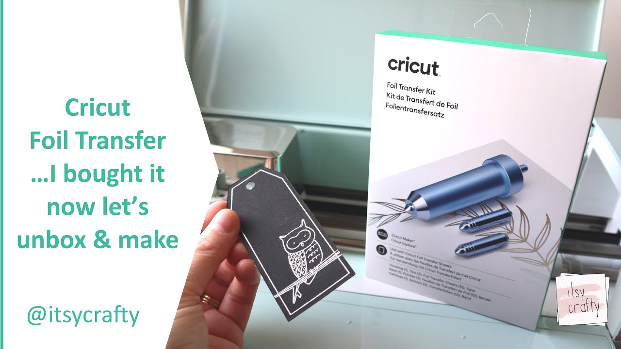 How to Use a Cricut Foil Transfer Kit - Creative Ramblings