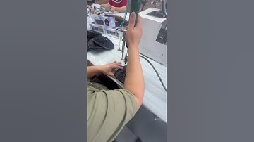 The final assembly of the luminous mask is secured with screws #smartphone #factory