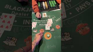 Can I turn $500 into $2000 in 2 hands of blackjack? #casino #gambling #gamble #lasvegas #blackjack