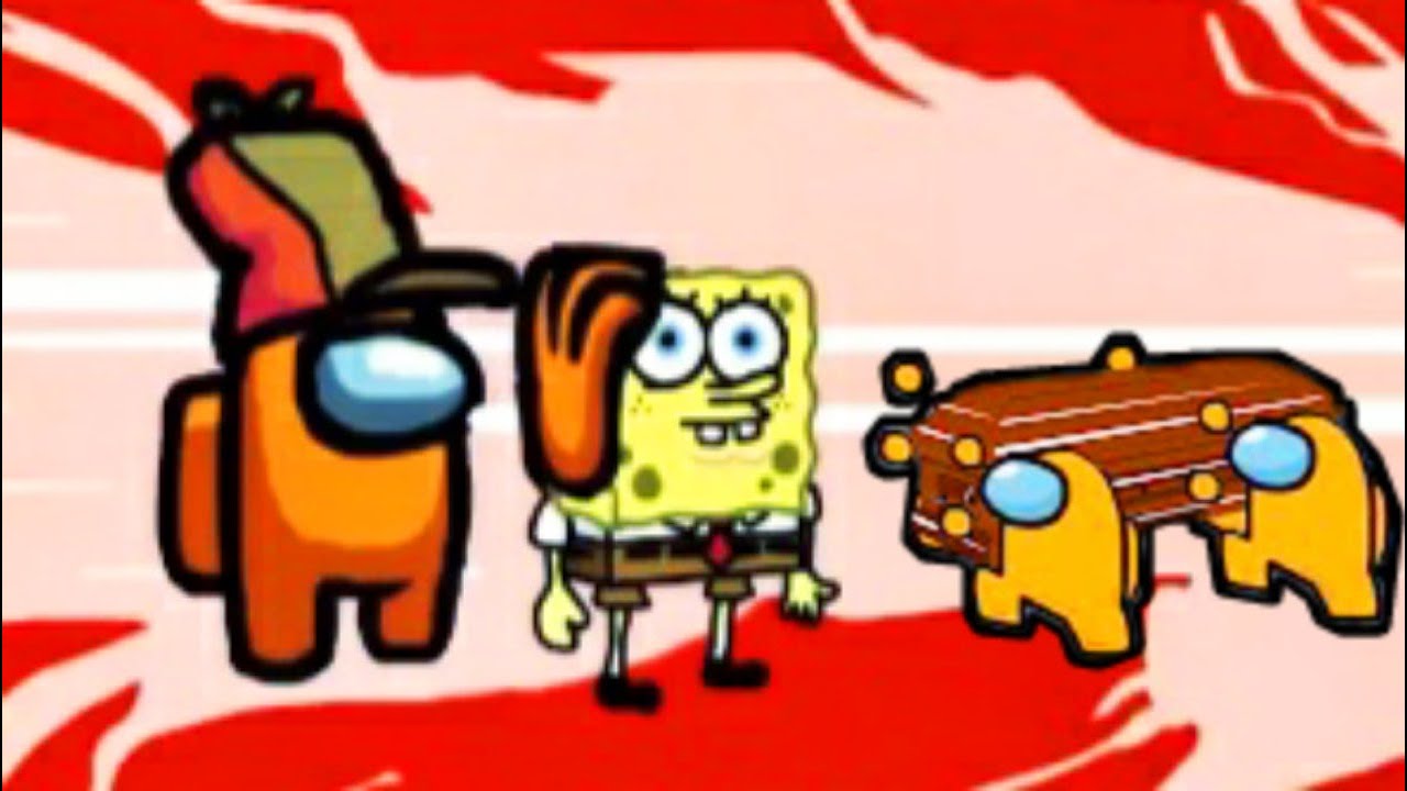 (SpongeBob) Among Us Meme + Coffin Dance(Astronomia) Meme