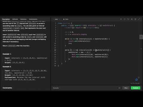 [Leetcode] 57. Insert