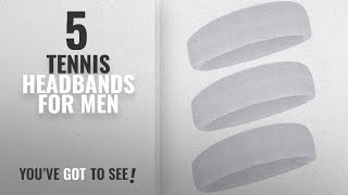 Top 10 Tennis Headbands For Men [2018]: Willbond 3 Pack Sports Headband Sweatband for Men and
