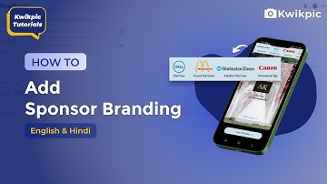 Learn How to Showcase Sponsors on Kwikpic | Kwikpic Tutorials | Sponsor Branding Display Made Easy!