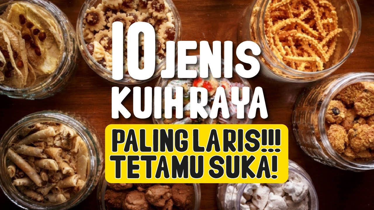 10 Jenis Kuih Raya Paling Laris!! Tetamu pasti suka! #kuihraya #balangkuih