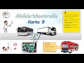 شرح الكارت رقم 9 بالرسومات التوضيحية Abfahrtkontrolle Karte 9 Für Bus LKW NG 27 