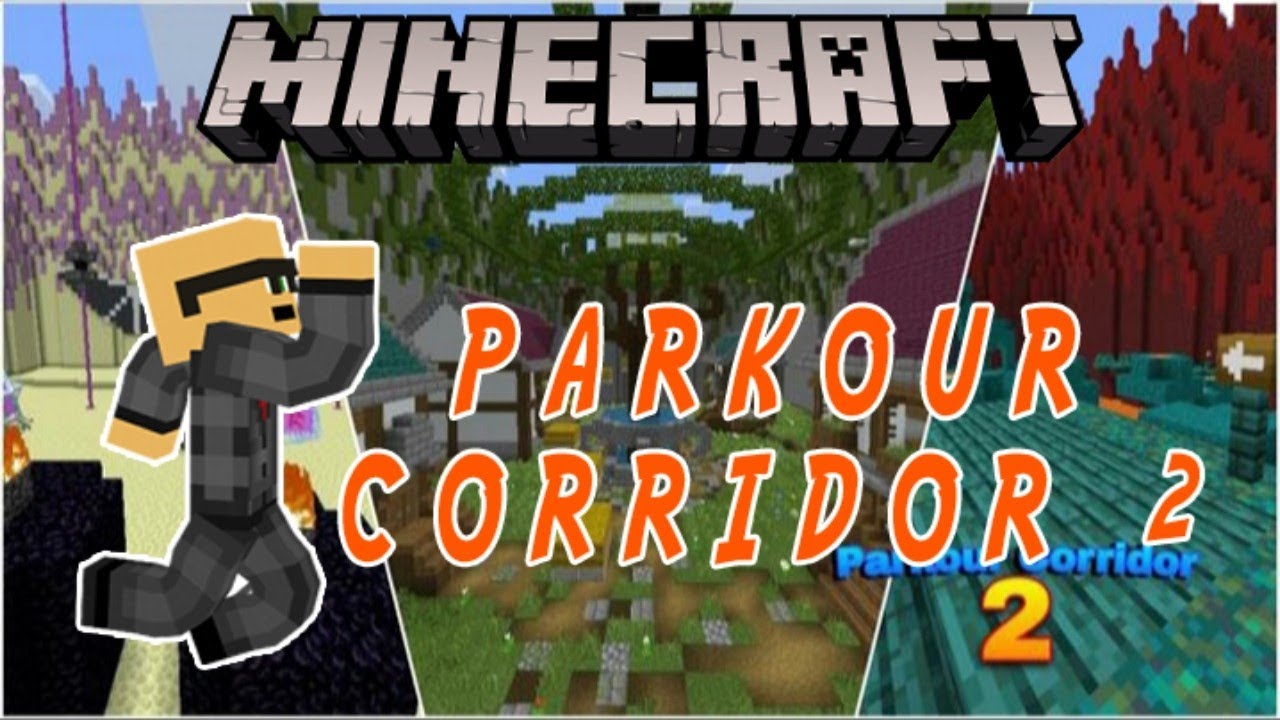Minecraft: Parkour Corridor 2 (Parkour Map) - YouTube