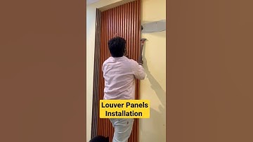 Louvers Panel Installation on Walls | How to Install Louver Panels | Best Wall panels for Office|