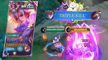 JULIAN NEW META BUILD 💥 DELETES BURST HEROES IN ONE COMBO | Mobile Legends 2025