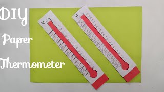 Thermometer  craft activity for kids 