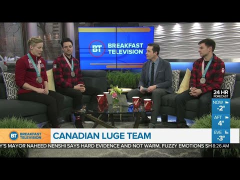 Canadian luge team