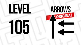 Arrows Puzzle Escape Level 105 Walkthrough (How To Pass) !