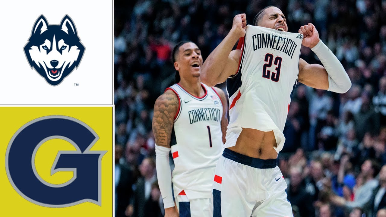 UConn vs Georgetown Full Game HIGHLIGHTS | Men's college basketball 2026 | Ncaa basketball 2026