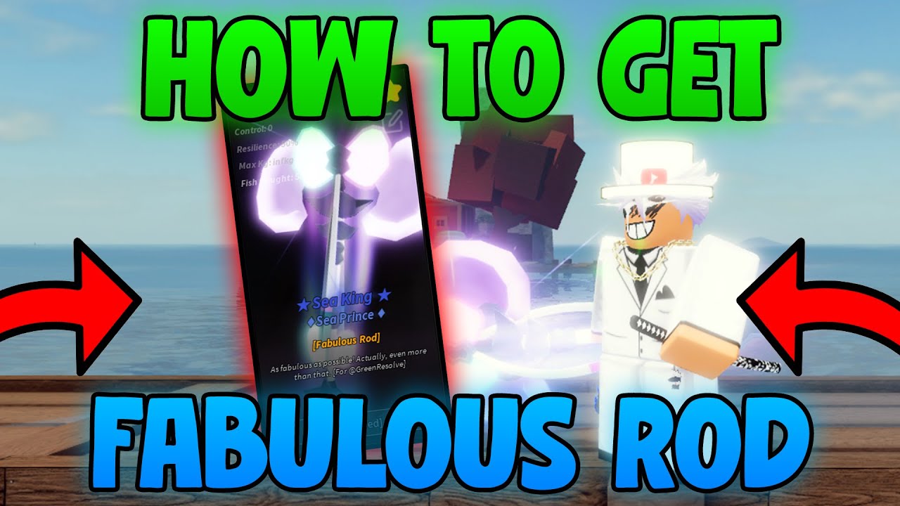 How To Get The Fabulous Rod FULL GUIDE! - Fabulous Rod Fisch! (Roblox ...