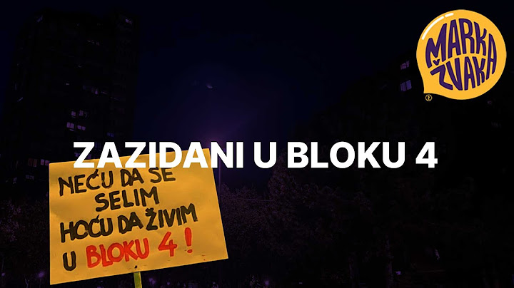 Zazidani u bloku 4