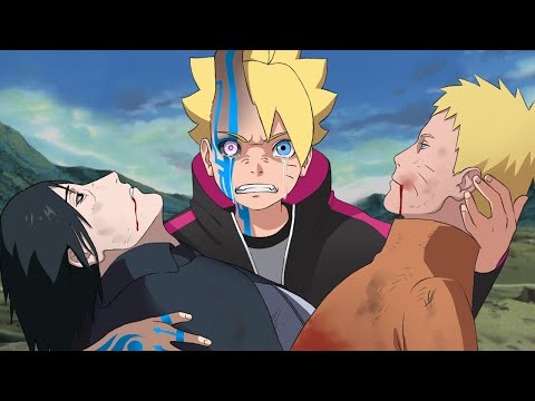Naruto Uzumaki´s death scene in Boruto Anime - Funeral of 7th Hokage 
