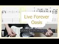Oasis - Live Forever Guitar Cover with Tab