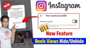 Instagram Hide/Unhide View Counts | Hide View Count Instagram | Instagram View Count New Feature